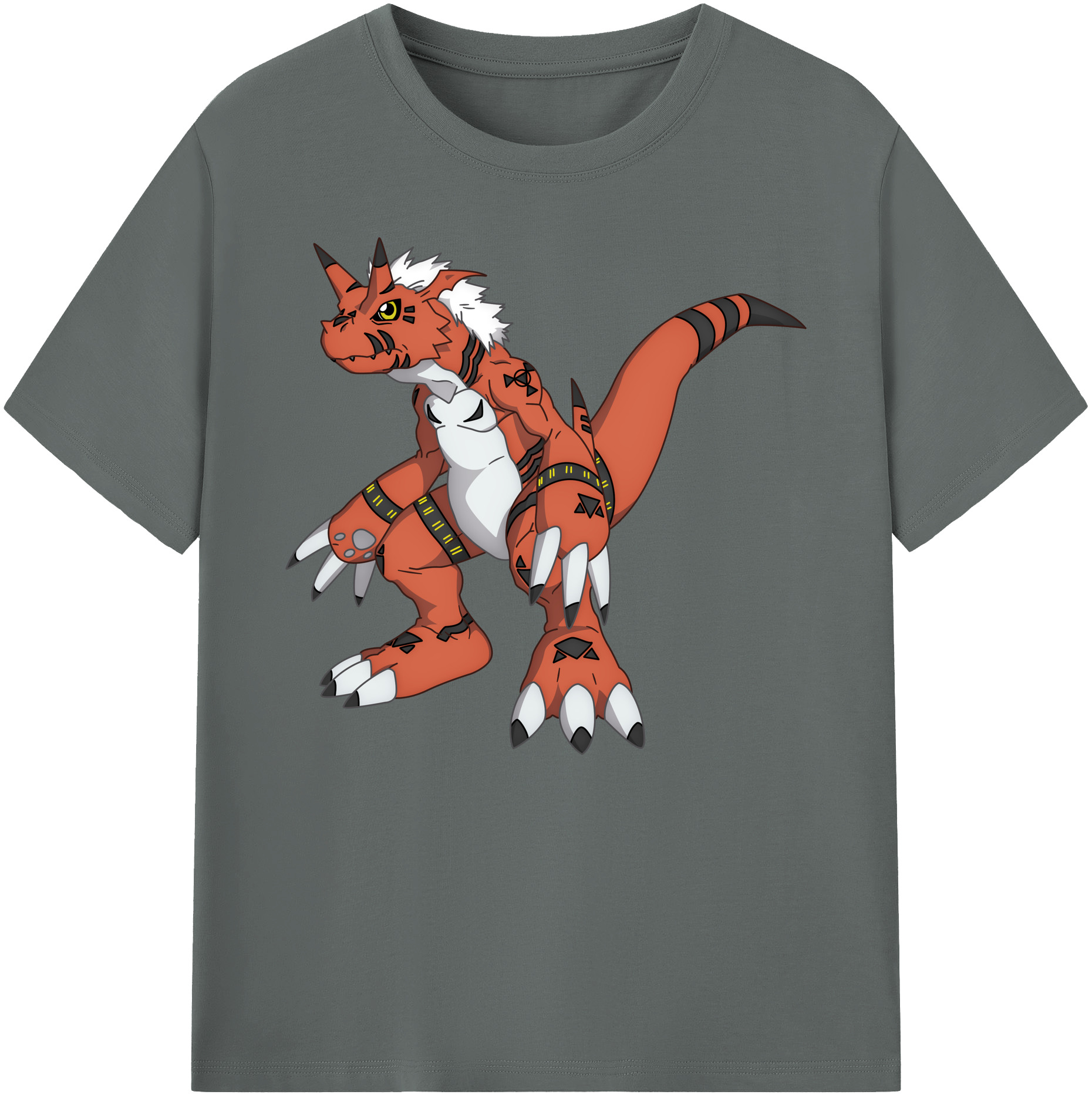 （画像用） Digimon デジタルモンスター/デジモン 綿100％ メンズ半袖Tシャツ｜肌触りやわらか＆通気性